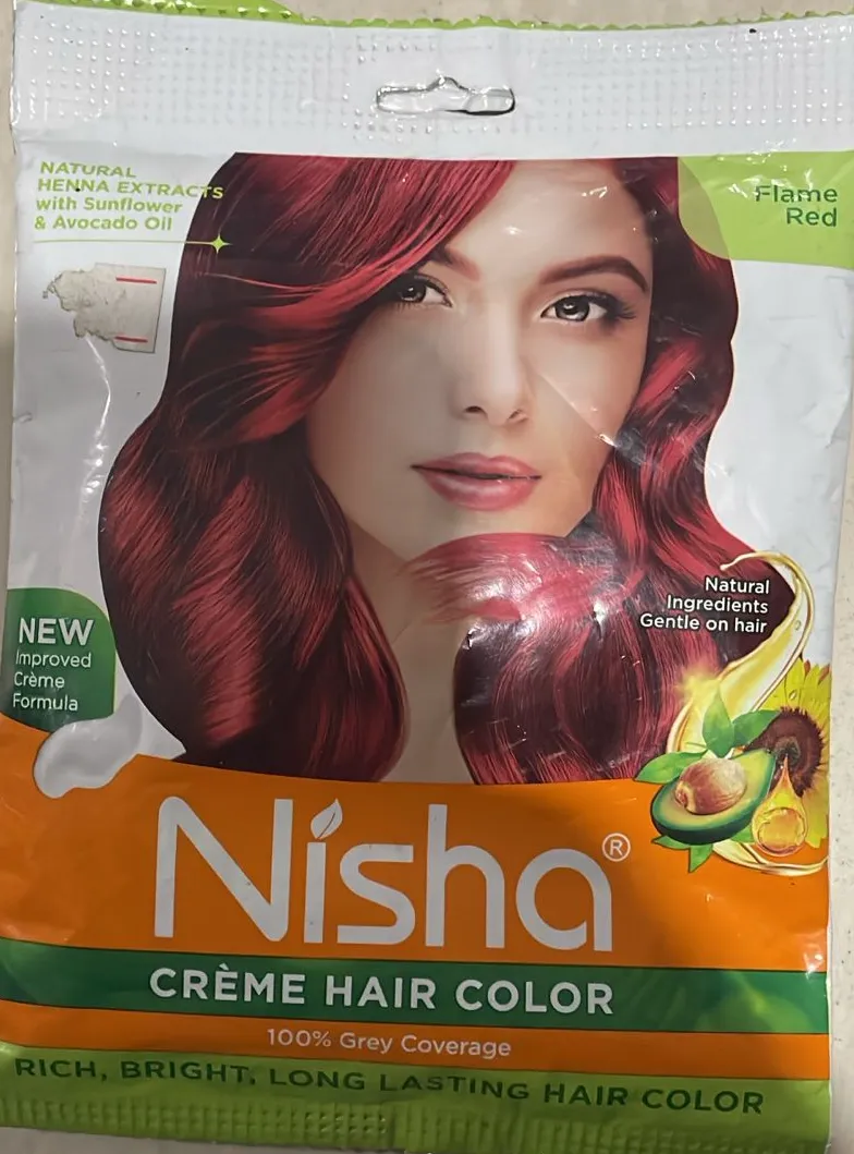 Nisha Flame Red 50g