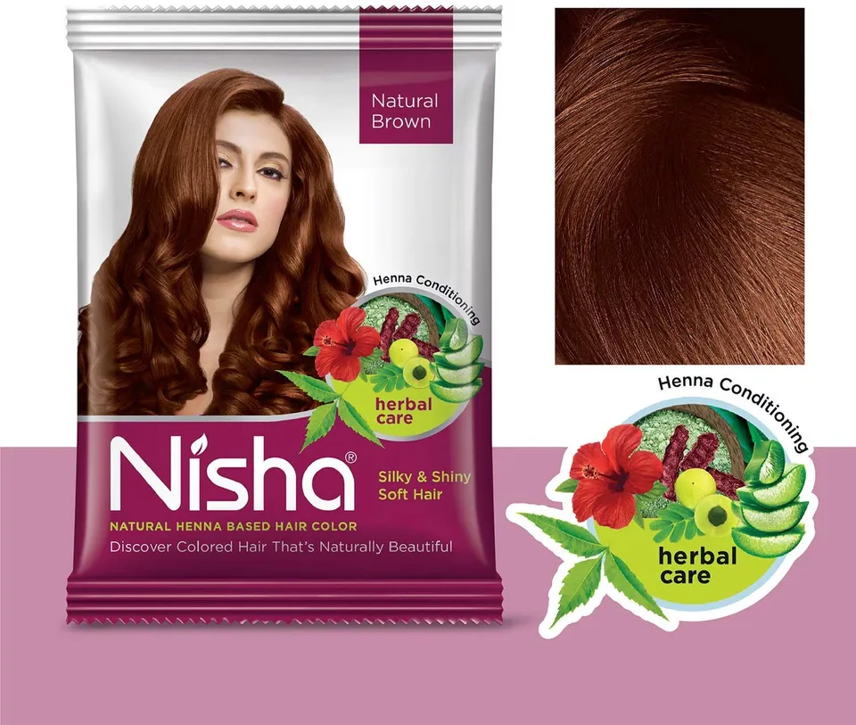 Nisha Natural Brown 15g